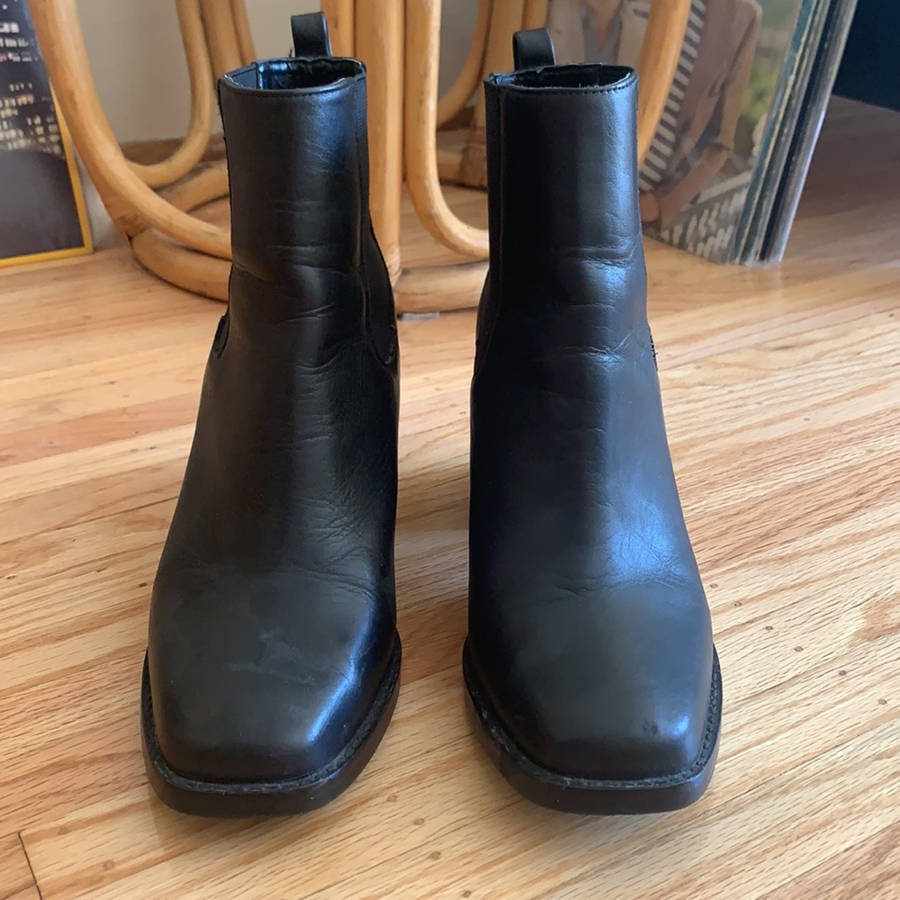 Design Lab Square Toed Heeled Boots - Picture 3 of 5